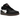 Adidas Samba Bape Black White Gum baskets en vue latérale avec une empeigne en cuir noir, les rayures blanches iconiques et une semelle gomme