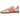 Baskets Adidas Handball Spezial Clear Pink Solar Orange vue latérale avec empeigne en daim rose, trois bandes orange et semelle en gomme