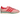 Adidas SL 72 OG Semi Pink Spark Red baskets en vue latérale présentant une tige en daim rose, des bandes Adidas blanches et une semelle fine.
