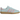 Adidas Bermuda Halo Mint Clear Pink baskets en vue latérale avec tige en daim vert menthe, bandes en cuir rose et semelle en gomme