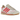 Adidas SL 72 OG Liberty London Better Scarlet baskets en vue latérale, ornées de daim rouge et d'un motif floral Liberty classique.