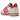 Adidas SL 72 OG Liberty London Better Scarlet baskets vue latérale avec empeigne rouge, détails blancs, logo doré et semelle extérieure texturée