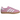 Adidas Gazelle Indoor Bliss Lilac White baskets en profil latéral avec une tige en suédine lilas et des détails blancs