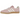Adidas Gazelle Indoor Wonder Mauve Crew White baskets vue latérale avec empeigne en daim rose, bandes en cuir blanc et semelle gomme translucide.