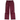 adidas x Thug Club Teamgeist Sweatpants Maroon baskets de profil avec un tissu molletonné bordeaux et des détails blancs