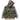 Adidas x BAPE Relaxed Fit Track Camo Shark Full Zip Hoodie Green baskets vue de face avec le motif requin emblématique et zip intégral