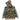 Adidas x BAPE Relaxed Fit Track Camo Shark Full Zip Hoodie Green baskets vue frontale avec motif camouflage vert et graphique requin emblématique sur la capuche