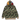 Adidas x BAPE Relaxed Fit Track Camo Shark Full Zip Hoodie Green baskets vue de face avec le motif camouflage emblématique et fermeture éclair.
