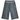 adidas x Thug Club Sweat Jort Black baskets vue latérale avec design en jean noir, bords bruts, lacets blancs et les 3-Stripes emblématiques