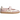 adidas Samba Jane Sandy Pink Cream White baskets vue de profil avec empeigne en daim rose, détails blancs et semelle plate classique