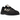 adidas Samba LX Freizeit Song For The Mute Black Off White baskets vue latérale avec empeigne en cuir noir, lacets blanc cassé et semelle en gomme