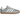 Baskets Adidas Samba Shine Silver Metallic vue latérale avec empeigne argentée brillante, détails noirs, lacets classiques et semelle en gomme