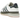 Adidas Superstar CLOT by Edison Chen x Bape Off White baskets vue latérale avec cuir beige, bandes dentelées et détails en forme d'étoile au talon.