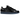 adidas Superstar Sp5der Black baskets vue latérale avec empeigne en cuir noir, bout signature en forme de coquille et détails contrastants blancs.