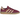 Adidas Handball Spezial Maroon Warm Vanilla baskets en vue laterale avec daim bordeaux, details beige vanille et semelle en gomme classique