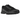 Baskets Salomon XT-Wings 2 Black Magnet en vue latérale angulaire avec tige en mesh noir, renforts synthétiques et semelle extérieure en caoutchouc