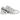 Salomon Speedcross 3 White Alloy Black baskets de profil, dotées d'une empeigne en mesh blanc, détails gris et semelle extérieure noire crantée
