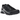 Salomon XT-Pathway GTX Black Silver baskets vue sous angle avec empeigne en mesh noir, détails argentés et semelle extérieure robuste