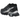 Salomon XT-Pathway GTX Black Silver baskets vue inclinée avec empeigne en mesh noir et argent, laçage rapide et semelle extérieure robuste