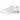 Salomon XT-Whisper White Lunar Rock baskets vue latérale avec empeigne blanche, détails gris contrastants, semelle robuste et logo Salomon visible.