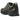 Salomon XA Pro 3D Distressed Leather Dark Earth Black baskets vue latérale avec empeigne en cuir marron usé, détails noirs et semelle résistante