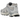 Salomon XT-Whisper Silver Lunar Rock baskets vue latérale avec tige argentée et grise, système de laçage rapide et semelle extérieure durable