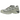 Baskets Salomon XT-6 Gore-Tex Tea Peat en vue latérale avec une tige textile vert olive, des détails noirs et une semelle extérieure crantée