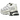 Salomon XT-6 White Vanilla Ice Plum baskets vue latérale avec tige blanche, détails violets, lacets noirs et semelle extérieure durable.
