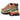 Salomon XT-6 Red Orange Sharp Green baskets vue angulaire avec tige orange, détails verts, système de laçage rapide et semelle résistante