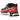 Salomon XT-6 Gore-Tex Black Flame Scarlet baskets vue latérale avec empeigne en textile noir, détails rouges et semelle résistante