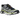 Salomon XT-6 Skyline Black Sharp Green baskets profil montrant une empeigne noire avec des accents vert vif et une semelle crantée