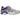 Baskets Salomon XT-Whisper White Silver Deep Blue vue angulaire avec mesh blanc, détails argentés et accents bleu profond sur la semelle extérieure.