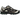 Salomon XT-Quest Gore-Tex Black Delicioso baskets vue latérale avec empeigne noire en Gore-Tex, système de laçage et détails marron