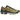 Baskets Salomon XT-6 Brilliant Olive Dark Navy en profil avec tige résistante, système de laçage Quicklace et semelle extérieure robuste.