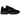 New Balance 1000 Black Cat baskets en vue latérale avec empeigne en mesh noir, détails en cuir brillant, lacets et semelle en gomme