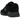 New Balance 1000 Black Cat baskets vue latérale avec empeigne en cuir noir, panneaux ondulés et semelle intermédiaire texturée