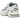 New Balance 1000 Sea Salt Grey baskets vue latérale dans une combinaison de couleurs blanc et gris avec coutures visibles et semelle robuste