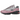 New Balance 1000 Pink Metallic Silver baskets vue latérale avec détails argentés, tige en mesh et semelle en caoutchouc robuste