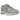 Baskets New Balance 1906D Protection Pack Silver Metallic en vue angulaire avec panneaux métallisés argentés, empiècements en cuir brut et semelle robuste