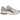 New Balance 1906R Silver Classic Crimson baskets vue latérale avec tige en maille argentée, accents rouges et semelle extérieure amortissante N-ergy.