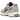 New Balance 1906R Silver Classic Crimson baskets vue latérale avec empeigne en mesh argenté et détails contrastants en rouge vif