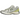 Baskets New Balance 1906R Cactus vue latérale, présentant une combinaison de teintes vertes, des détails en mesh et une semelle blanche amortie.