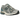 New Balance 1906R Silver Metallic Terrarium baskets vue latérale en argent métallique avec détails verts, empeigne en mesh et semelle robuste