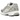 New Balance 1906R White Rain Cloud Silver Metallic baskets vue angulaire avec maille blanche, détails argentés et logo N classique