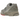 New Balance 1906R Grey Deep Red baskets vue latérale avec empeigne en mesh gris, détails synthétiques, logo New Balance rouge et semelle blanche