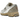 New Balance 1906R Sea Salt Marblehead baskets vue latérale, avec une tige en mesh blanc et gris, logo N gris et une semelle intermédiaire beige
