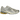 New Balance 1906 Moonbeam Raincloud baskets en vue inclinée avec mesh blanc cassé, superpositions en cuir gris et le système de laçage N-Lock.