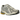 New Balance 1906 Moonbeam Raincloud baskets vue latérale avec empeigne en mesh beige, détails en cuir gris, laçage N-lock et semelle robuste