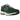 New Balance 1906R Nightwatch Green baskets en vue profil inclinée avec tige en mesh vert foncé, détails argentés et semelle amortissante N-ergy.