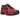 New Balance 1906R Zalando Trail Mix Maroon Pink baskets en vue latérale avec mesh bordeaux, détails roses et semelle blanche
